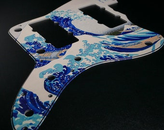 Fender JMaster-slagplaat • Vintage stijl - The Great Wave Off Kanagawa • Aangepaste slagplaat • Grafisch