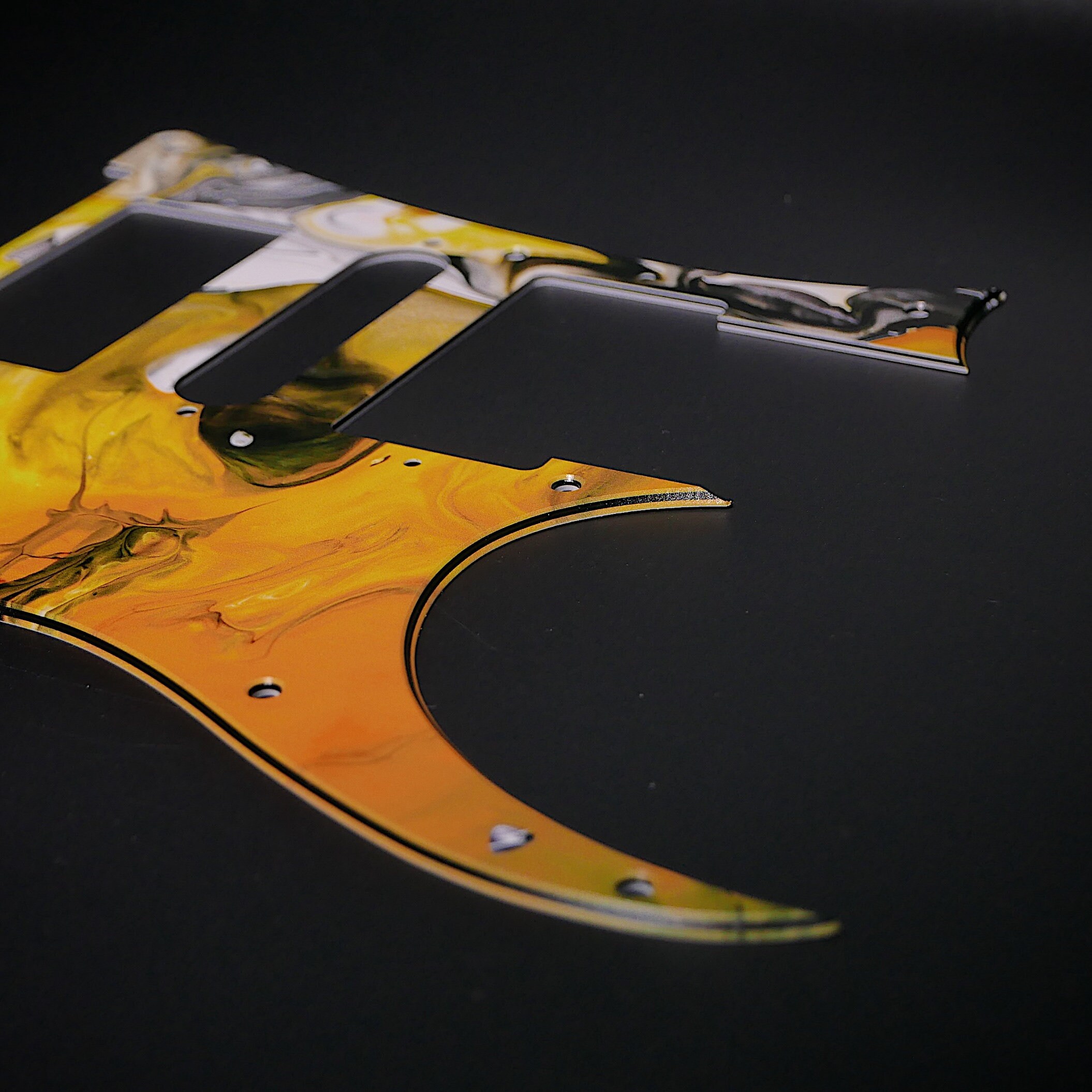 Ibanez Pickguard / Yellow Marble / RG Series / Jem Series / Etsy UK