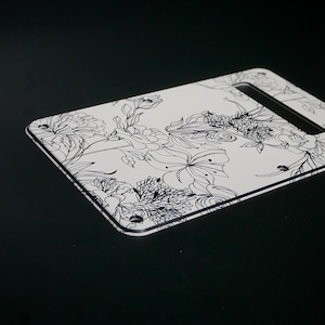 Fender ST Backplate • Floral #7 • Custom Pickguard • Graphic • Stormguitar