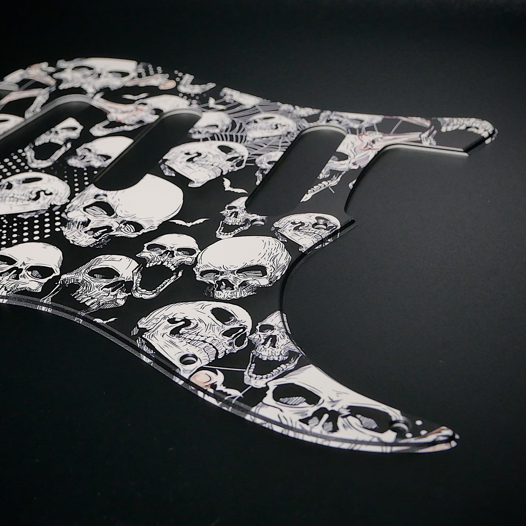 Fender Strat Pickguard / Skull 1 / Custom Pickguard / Graphic Etsy UK