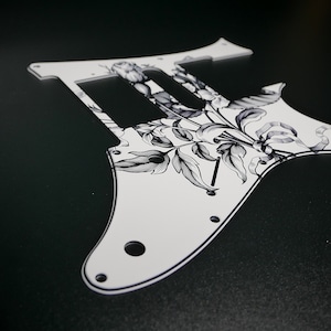 Ibanez Pickguard • Rose Flower Vintage • RG Series • Custom Pickguard • Graphic • Stormguitar