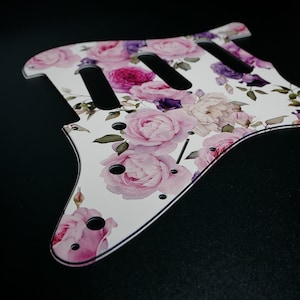 Fender ST Style Pickguard • Floral #16 • Custom Pickguard • Graphic • Stormguitar