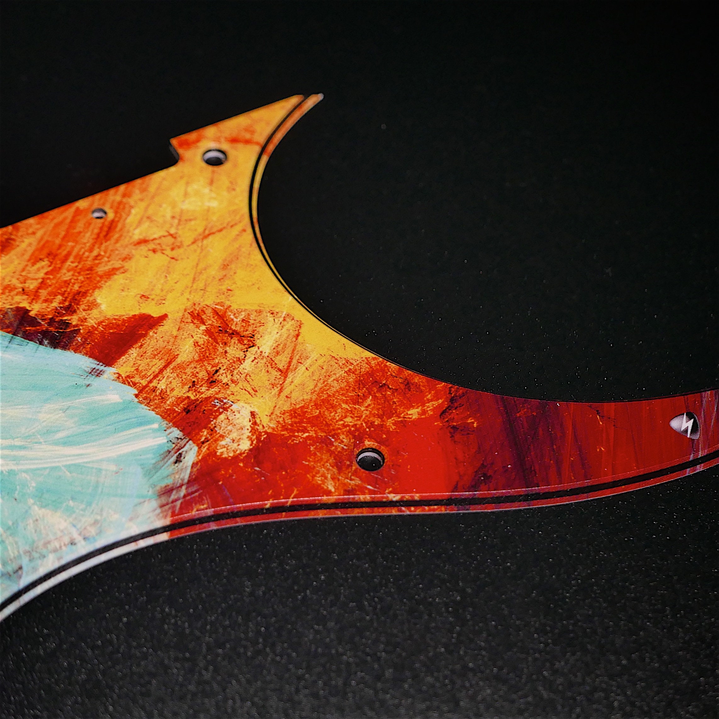 Ibanez Pickguard / Artistic Splashes 1 / RG Series / Jem Etsy