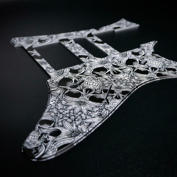 Ibanez Pickguard • Skull #3 • RG Series • Custom Pickguard • Graphic • Stormguitar