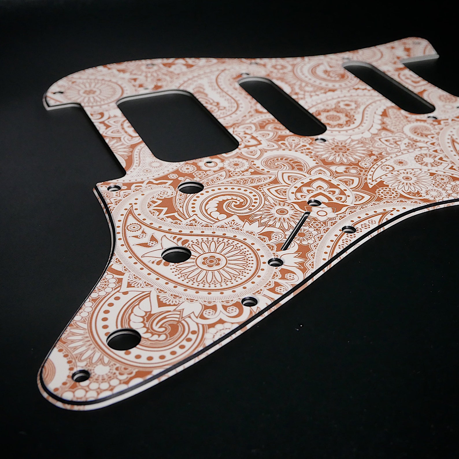 Fender Strat Pickguard / Paisley Pattern 10 / Custom Etsy