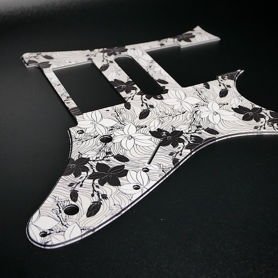 Ibanez Pickguard • Magnolia Flowers • RG Series • Custom Pickguard ...