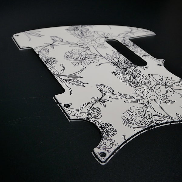 Fender T Style Pickguard • Floral #7 • Custom Pickguard • Graphic • Stormguitar