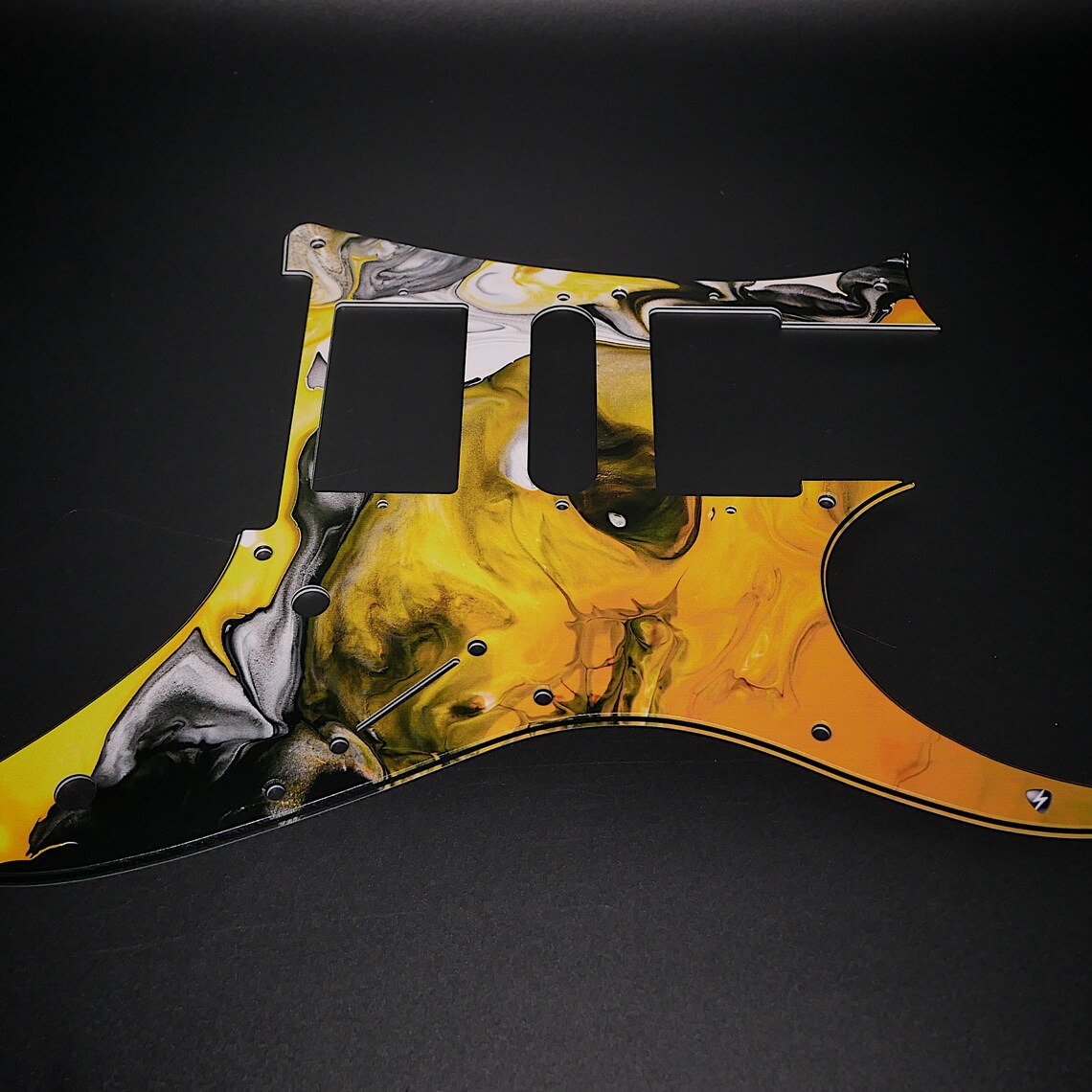 Custom Pickguard/graPickguard/Yellow Marble/Ibanez Etsy