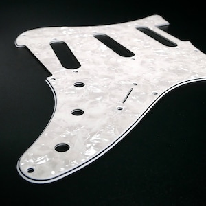 PRS Silver Sky • Silver Sky SE Pickguard • 4-ply White Pearl • Custom Pickguard • Stormguitar