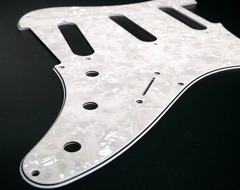 PRS Silver Sky • Silver Sky SE Pickguard • 4-ply White Pearl • Custom Pickguard • Stormguitar