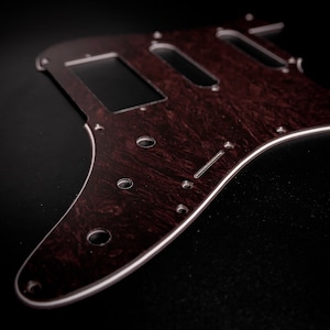 Ibanez Pickguard • AZ Series • 4-ply Dark Tortoise (Brown) • AZ2204 AZ2203 AZ224 AZES EH10 • Custom Pickguard • Stormguitar