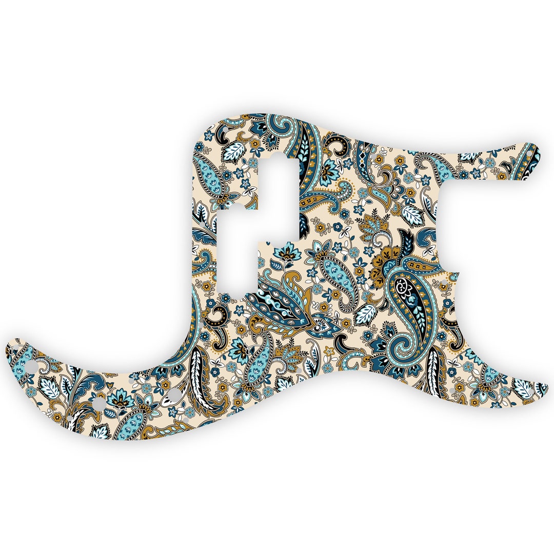 Fender Precision Bass Pickguard Paisley 6 Custom Pickguard Graphic