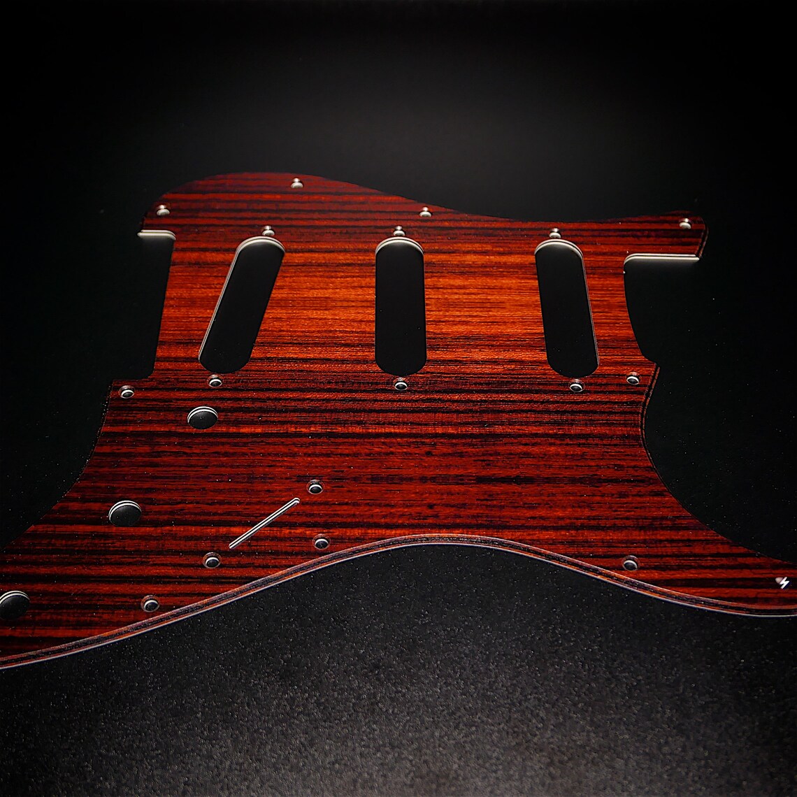 Fender Strat Pickguard / Rosewood 1 / Custom Pickguard / Etsy