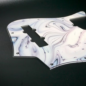 Fender JBass Pickguard • Marble #1 • Custom Pickguard • Graphic • Stormguitar