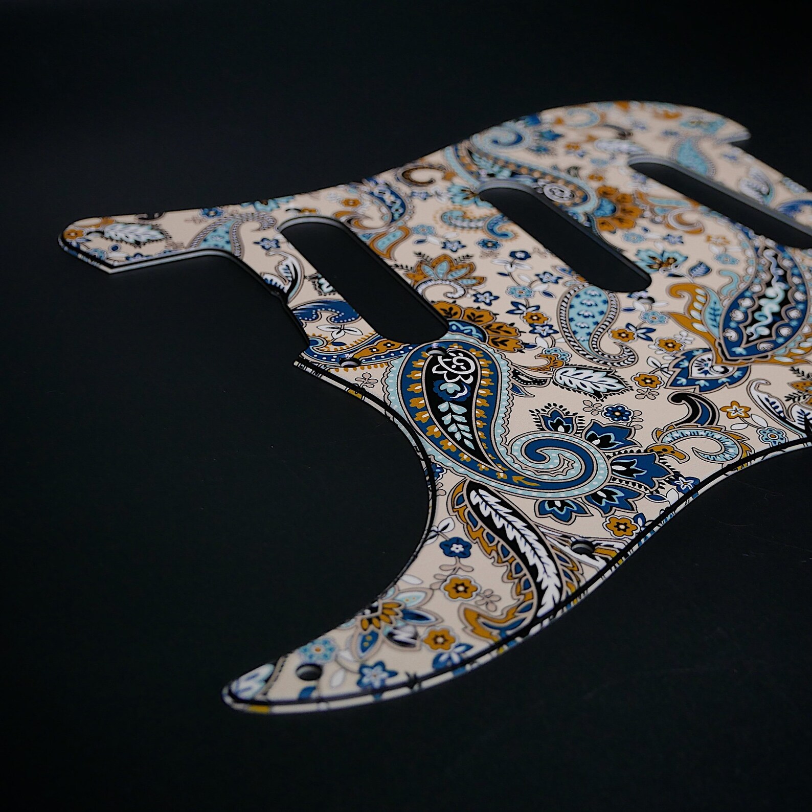 Fender Strat Left Handed Pickguard / Paisley Pattern 6 / Etsy