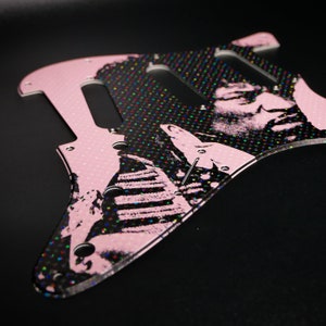 Fender ST Style Pickguard • Jimi Hendrix #1 • Custom Pickguard • Graphic • Stormguitar