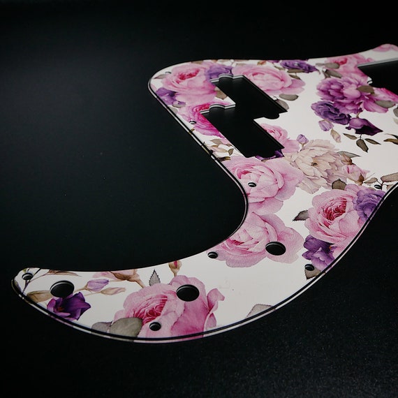 Fender Precision Bass Pickguard / Floral Pattern 16 / Custom Etsy