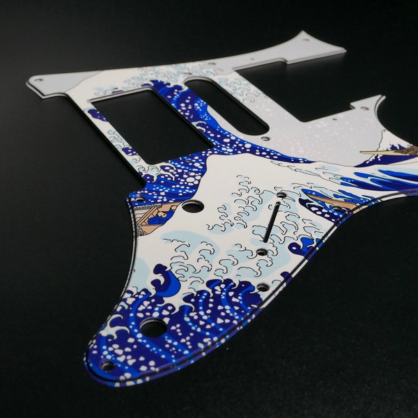 Ibanez Pickguard • Modern Style - The Great Wave Off Kanagawa • RG Series • Custom Pickguard • Graphic • Stormguitar