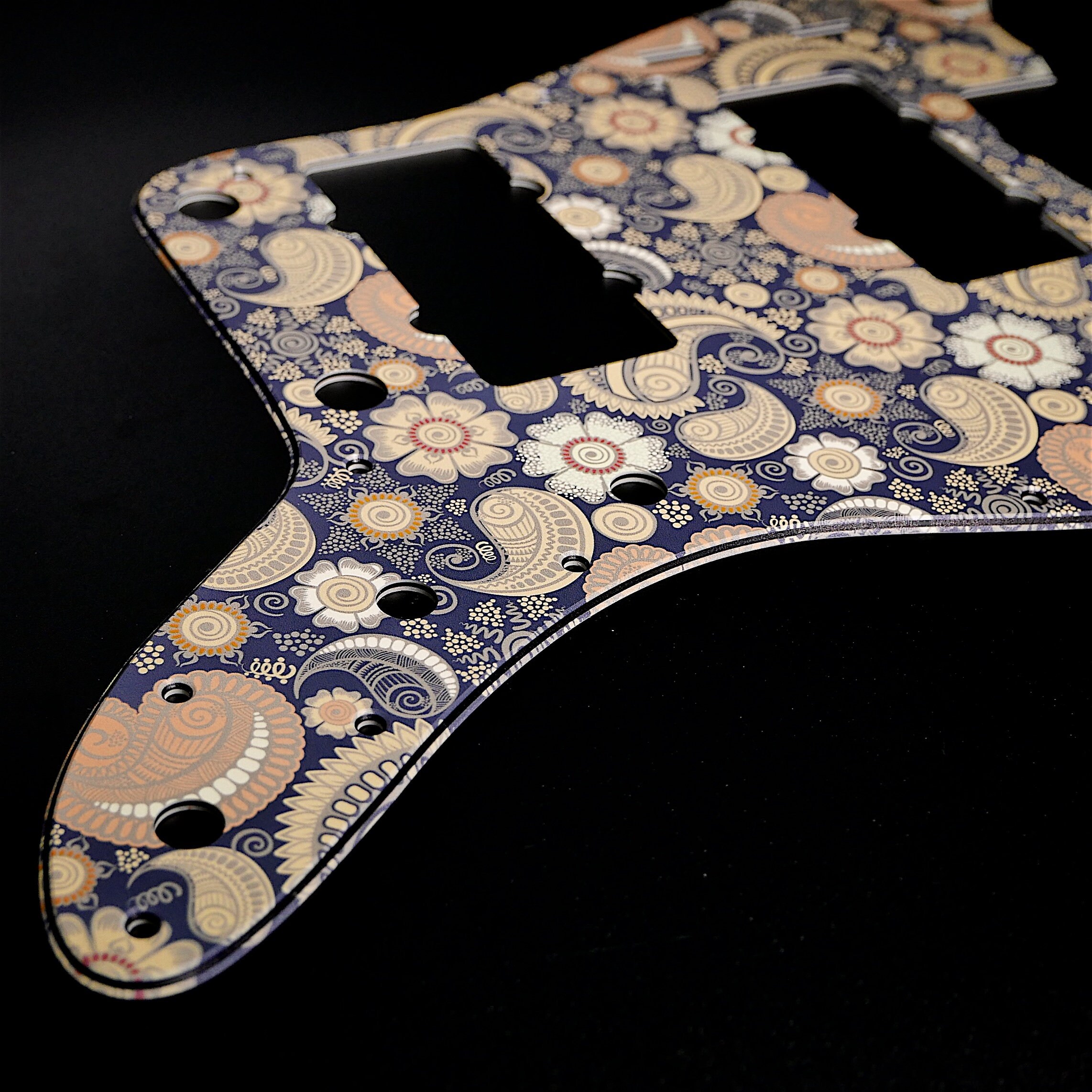Jazzmaster Style / Paisley Pattern 3 / Custom Pickguard / | Etsy México