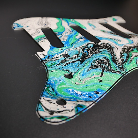 Custom Pickguard/graPickguard/Marble Pattern #11/Ibanez Pickguard/RG350/RG450/RG550/RG655/RG950/RG2550/RG3550/Jem Jr./Jem777/Jem7V/UV777 (J 並行輸入品 Fender ST Style Pickguard \u2022 Marble #20 \u2022 Custom Pickguard