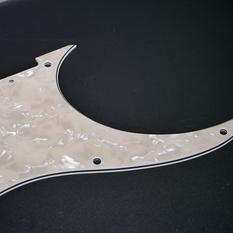 Custom Pickguard / Vintage White Pearl 4ply / Ibanez Etsy