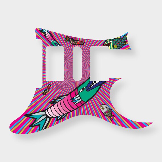 Ibanez Pickguard Flying Fish 3 RG Series Custom - Etsy
