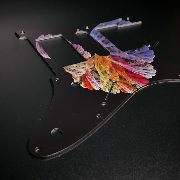 Ibanez Pickguard • Fractal Wings #8 • RG Series • Custom Pickguard • Graphic • Stormguitar