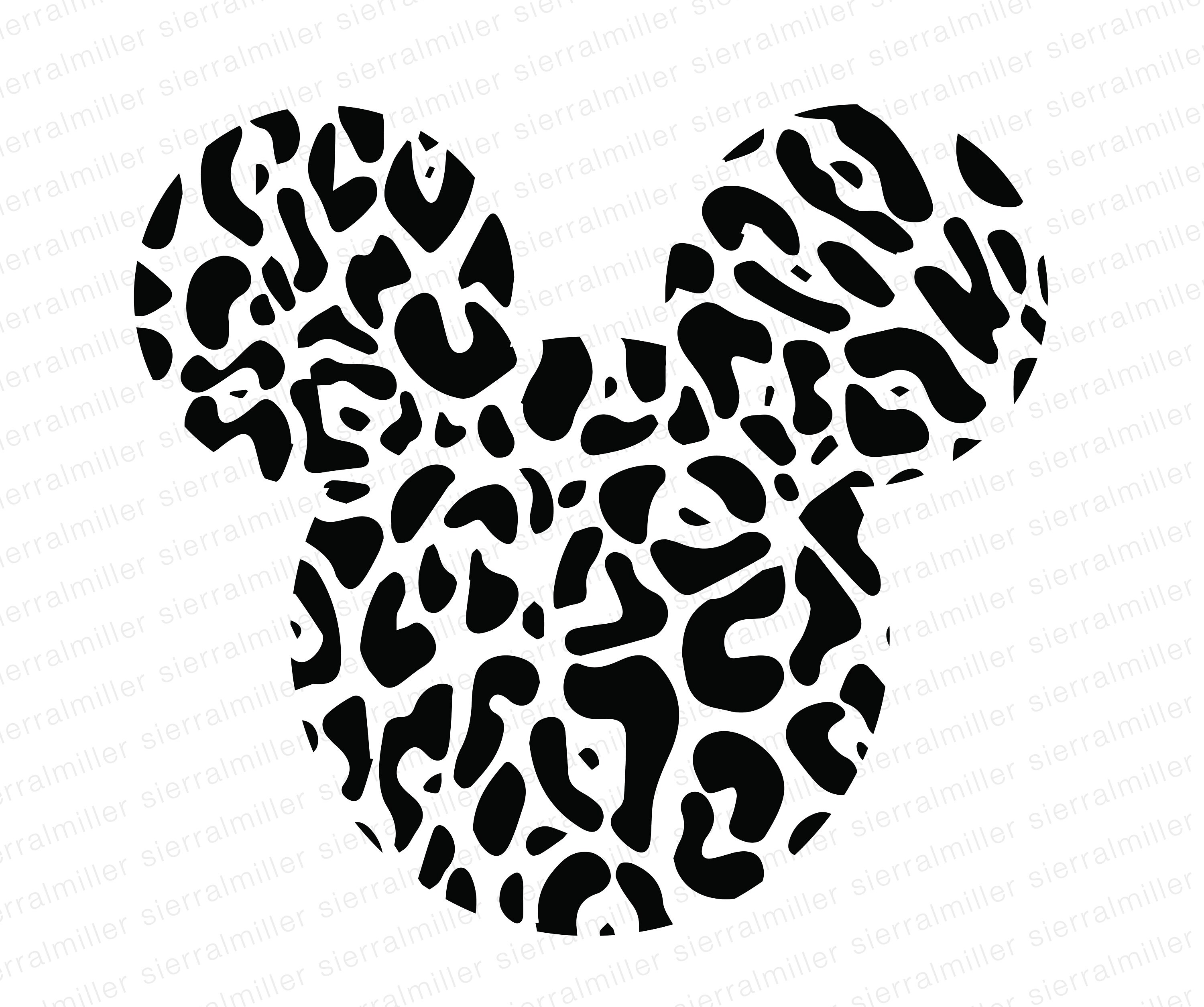 mickey mouse leopard print