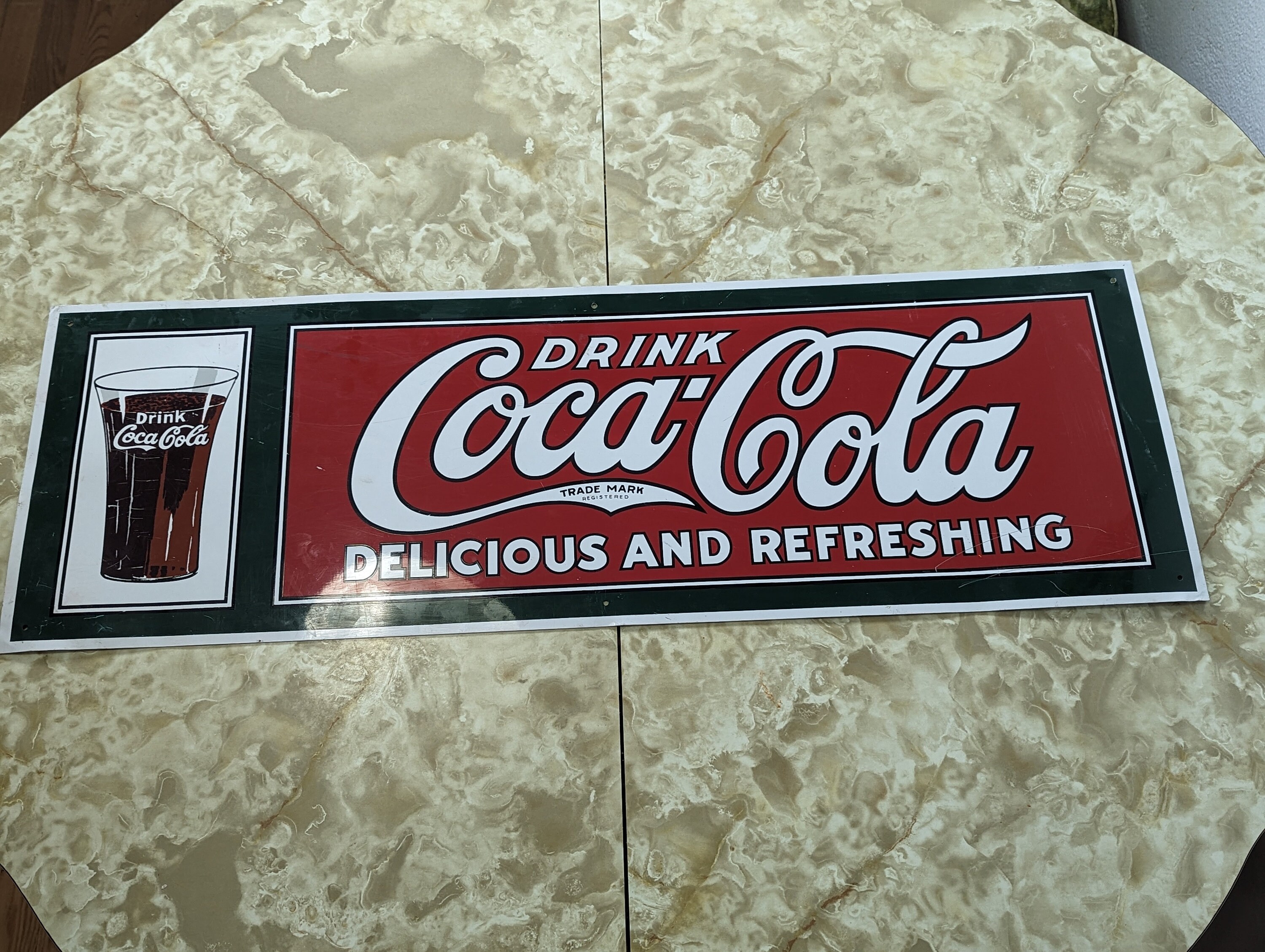 DRINK COCA COLA TRED MARK REG 置き物ヴインテージ DRINK COCA COLA TRED MARK REG 置き物ヴインテージ