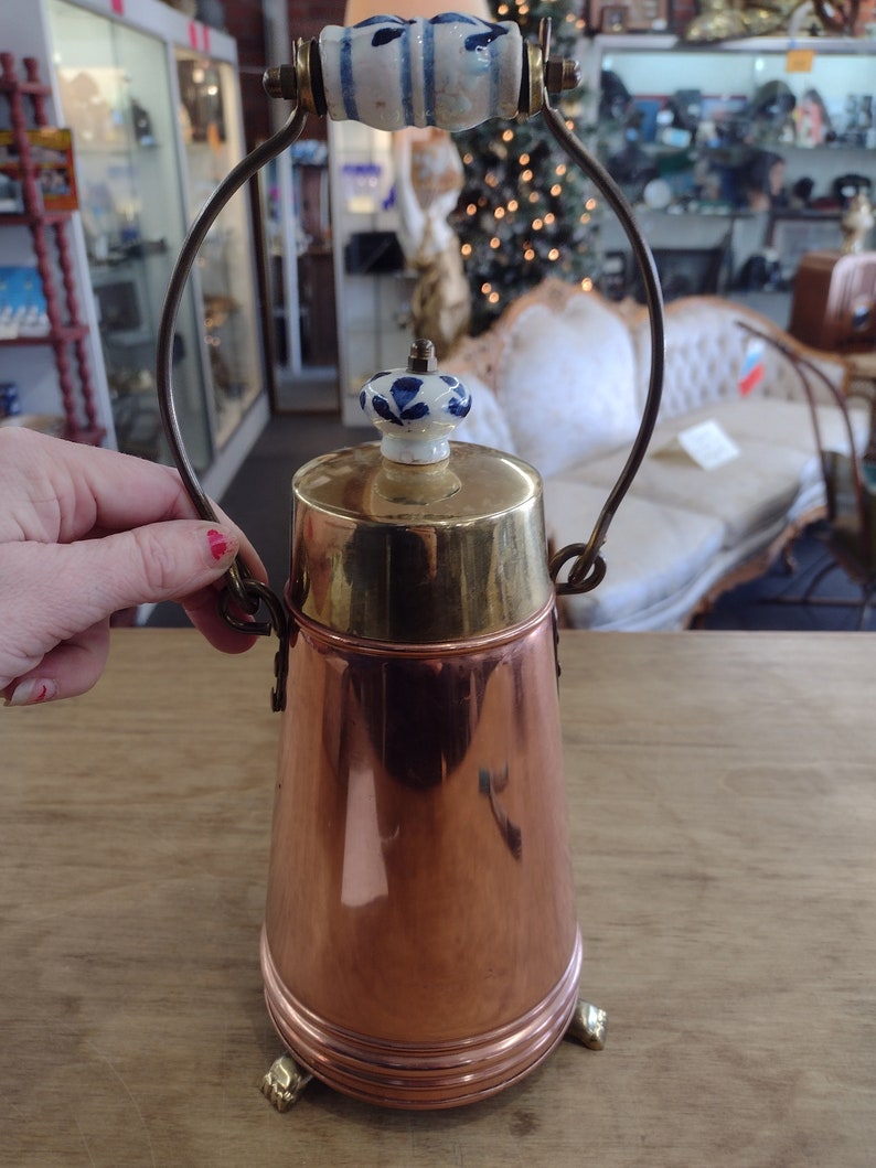 Antique Copper Fire Extinguisher Made in Holland - Etsy