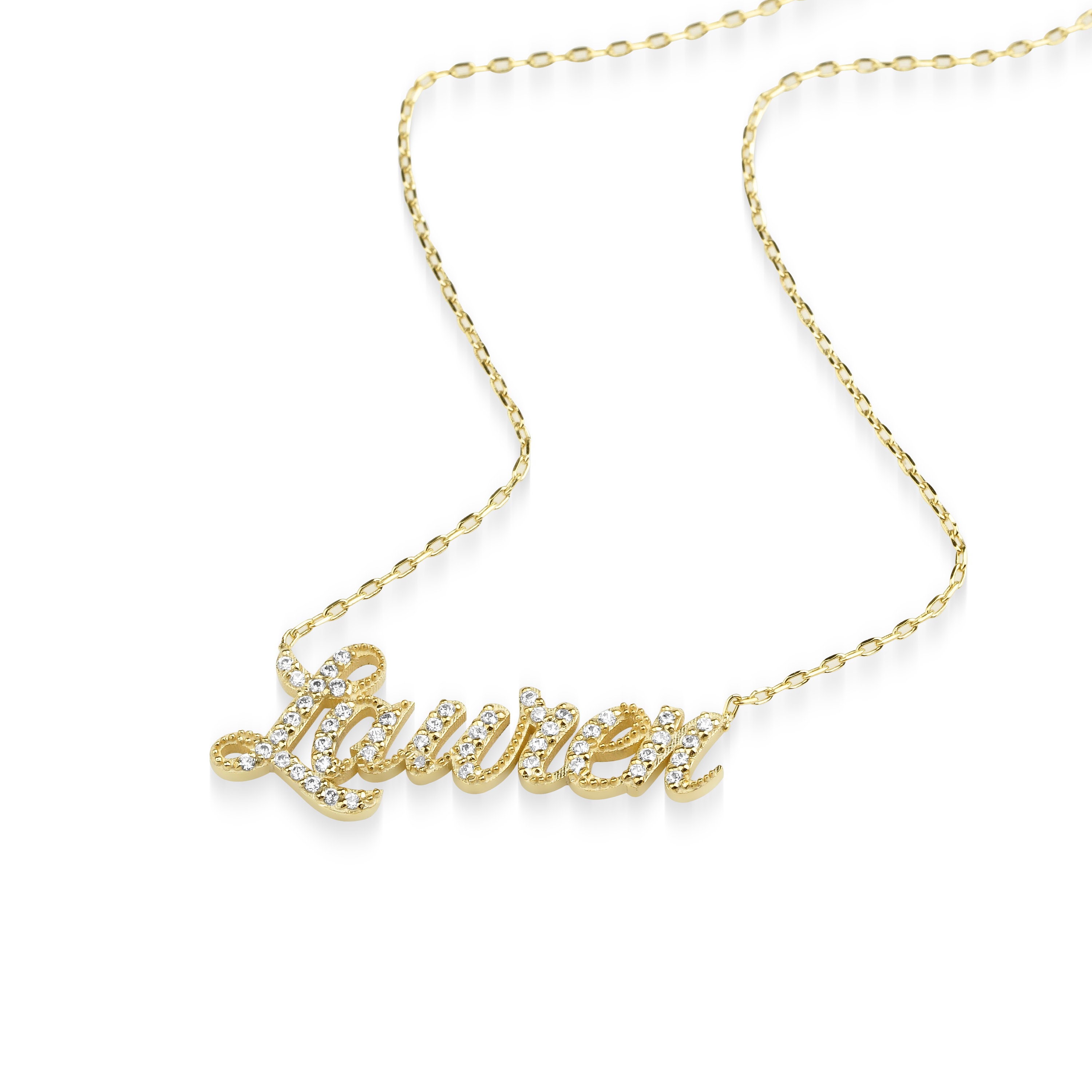 Diamond Pave Letter - Etsy