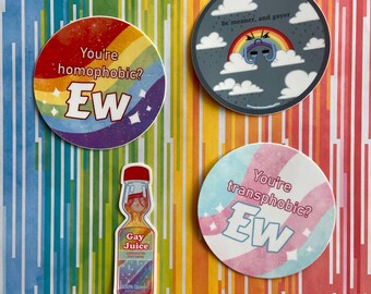 Funny Pride Stickers: Sassy LGBT Sticker Collection