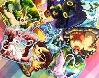 My favorite pocketmonster (Popular) stickers/ Fanart/ Pokémon/ Stocking Stuffer