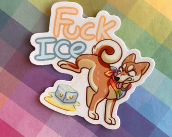 Anti ICE Charity Sticker