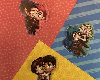 Arcane Chibi Couple Stickers