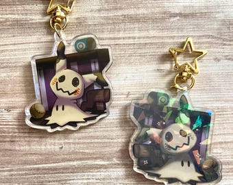 My favorite pocketmonster acrylic keychains/Acrylic charms/ Fanart/ Acrylic keychain/ Pokémon/ Keychain/ Shiny/ Stocking Stuffer