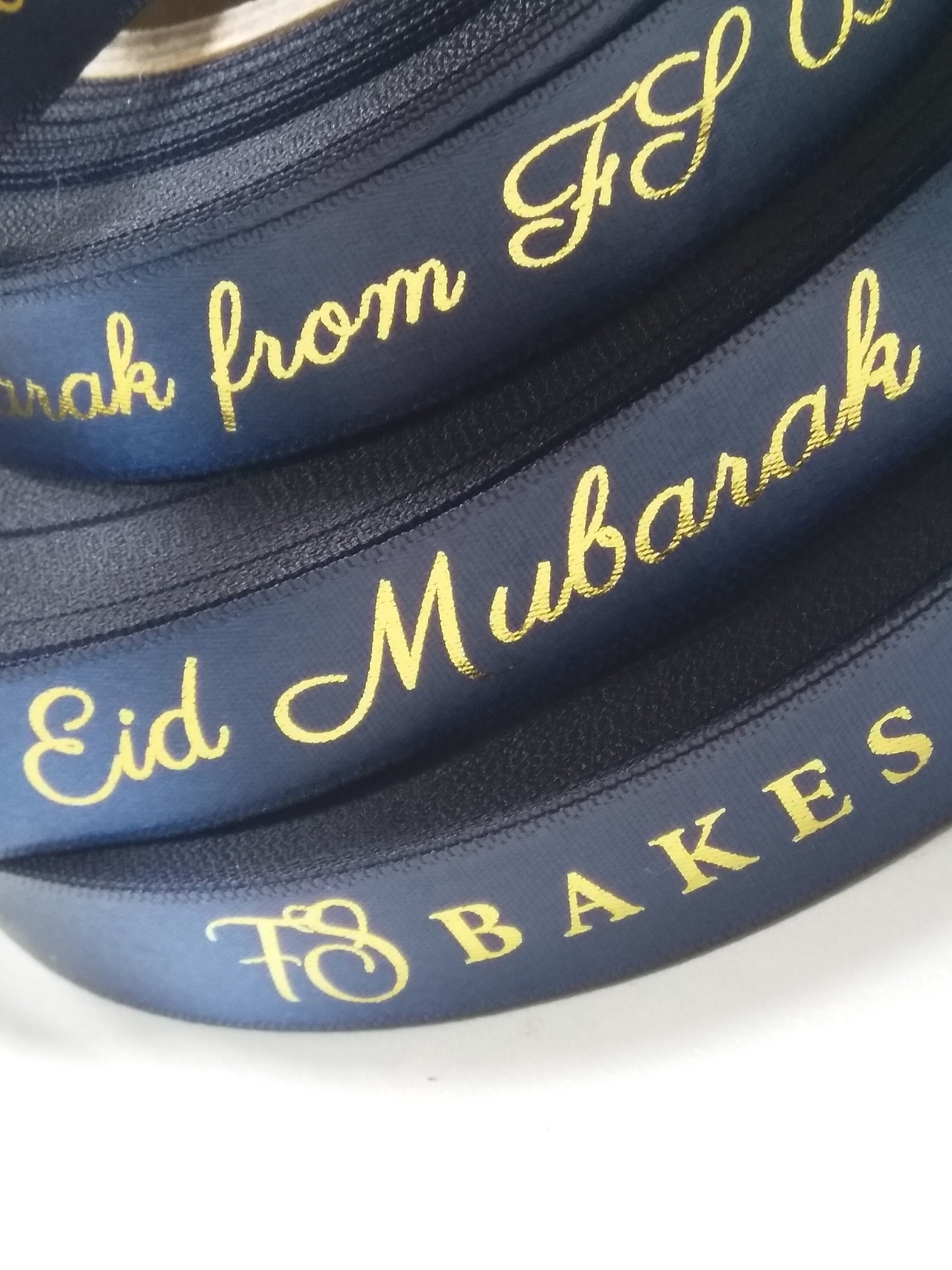 Eid Mubarak Ribbon 15mm Eid Ribbon Printed Ribbon Eid - Etsy UK