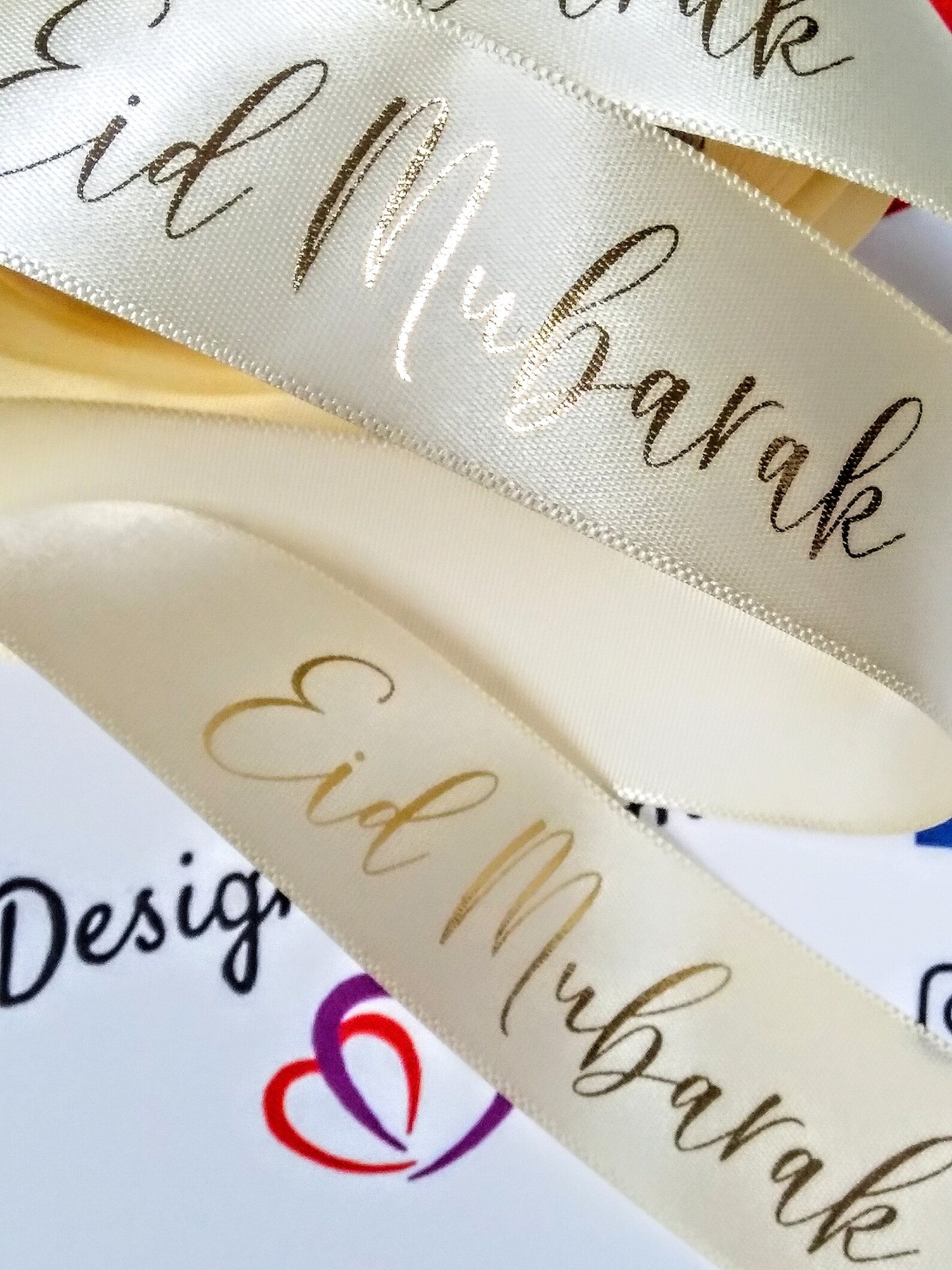Eid Mubarak Ribbon 15mm Eid Ribbon Printed Ribbon Eid - Etsy Australia