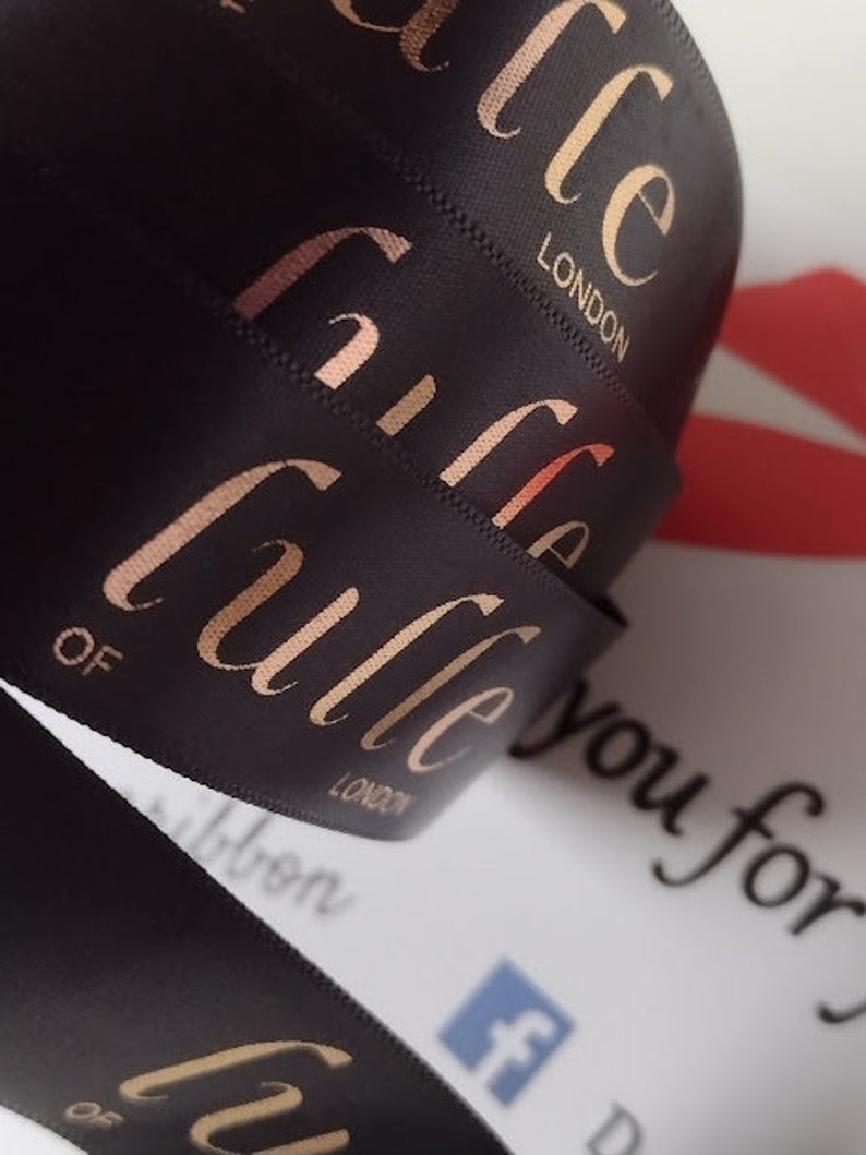 Corporate Ribbon Business Branded Ribbon Personalised - Etsy UK