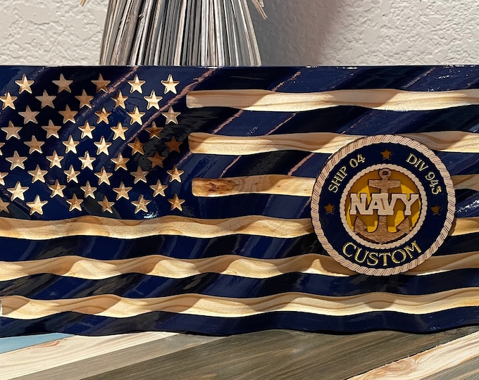 Featured listing image: 16" Navy Door PIR Anchor.  Choose between our 3 color choices along with our 3 letter colors