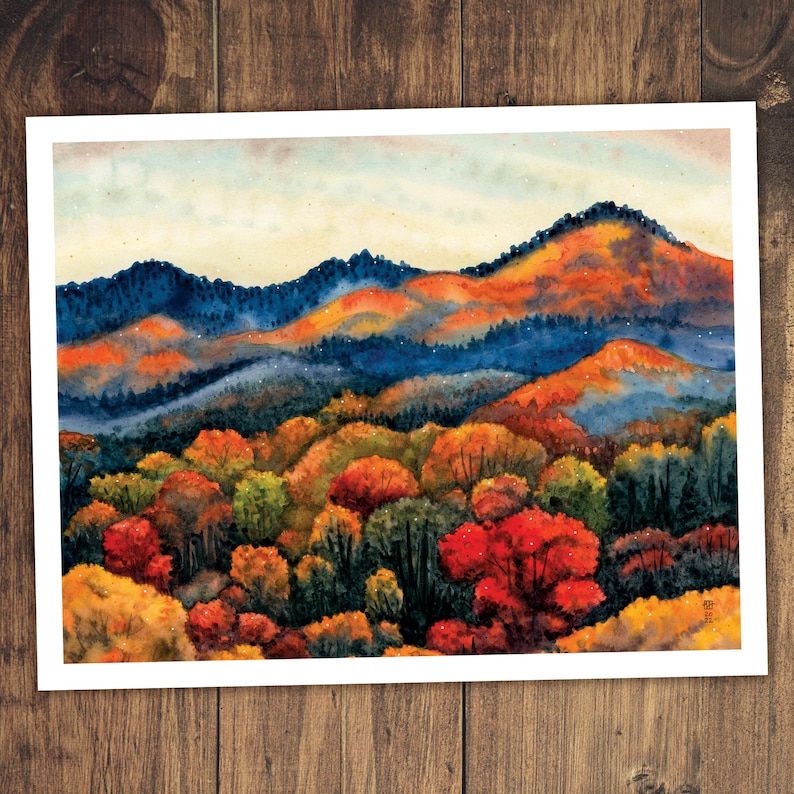 Blue Ridge Autumn Fine Art Print image 1