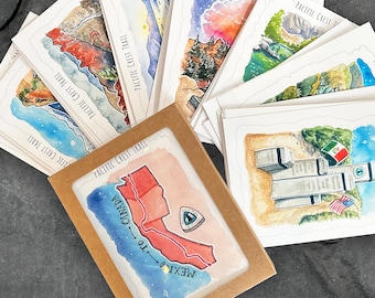 JUEGOS DE POSTALES - Sendero de la Cresta del Pacífico