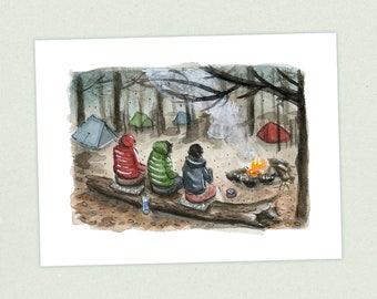 Dinner Time - Appalachian Trail Thru Hike  - Fine Art Print