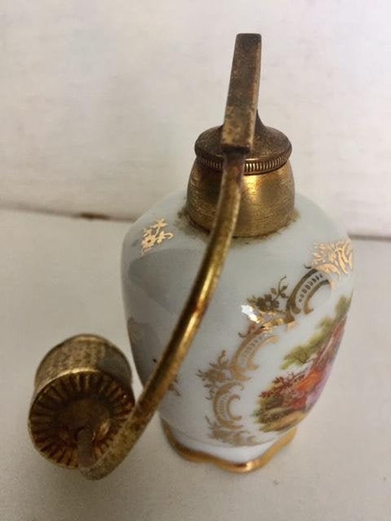 Vintage French Limoges Porcelain Perfume Bottle