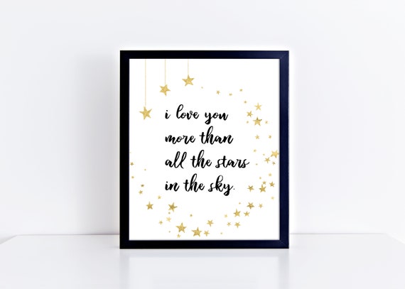I Love You More Than All The Stars In The Sky Printable Etsy I Love You More Than All The Stars In The Sky Printable Etsy
