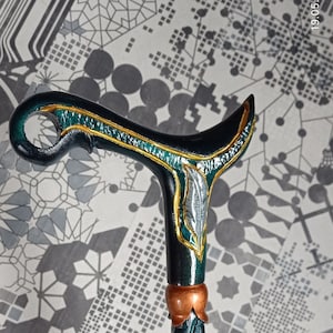 Walking cane for women Walking cane stick Hand carved walking canes for women Hiking stick Wood walking cane womans walking cane