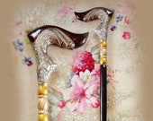 Walking cane for women Walking cane stick Hand carved canes for women Hiking stick Wood walking cane womans carve walking stick
