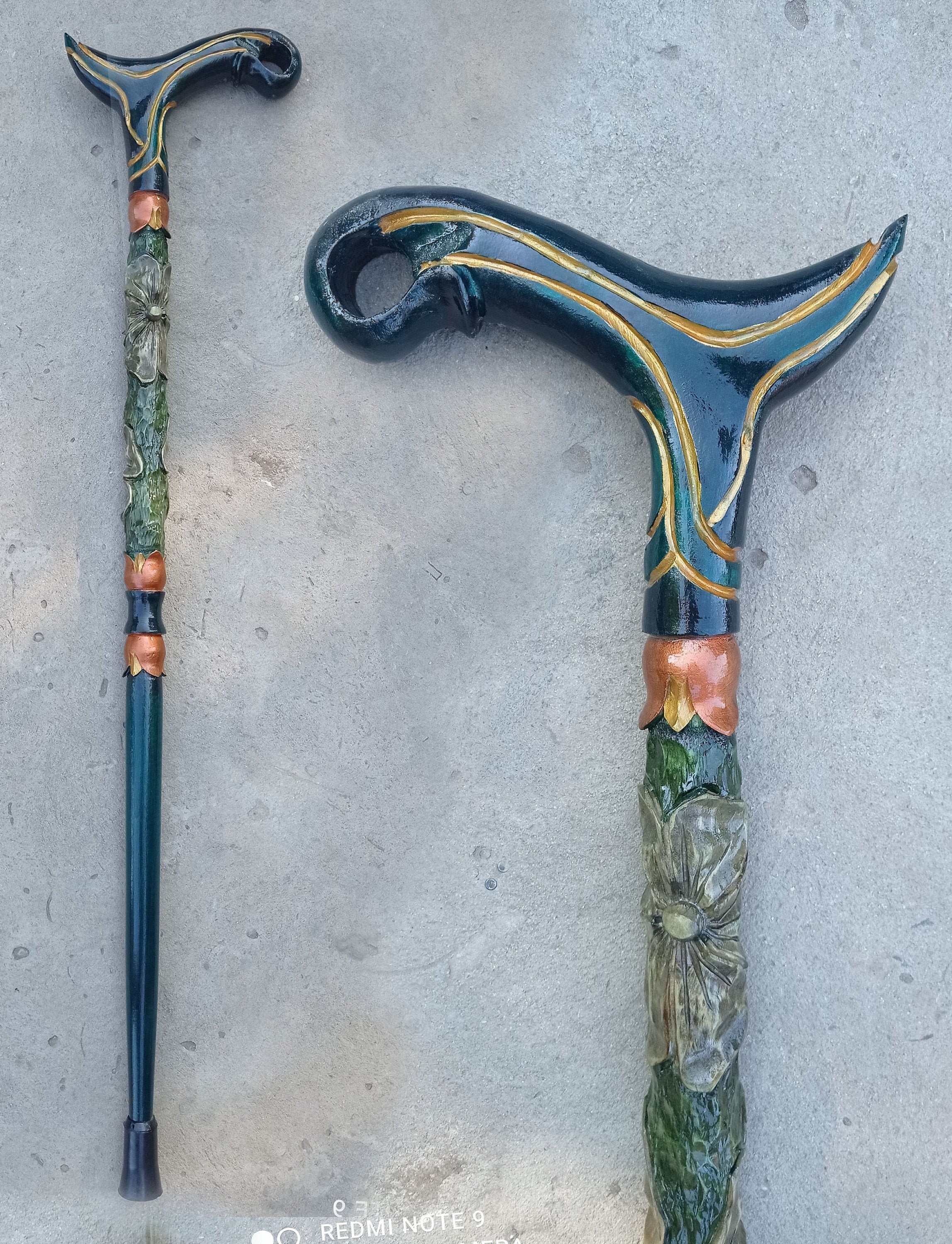 Walking Cane for Women. Walking Stick for Women. Hand Carved Walking Stick  for Women. Carved Walking Cane. 