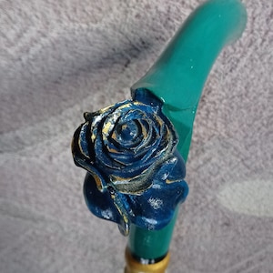 Walking cane for women Rose Walking cane stick Hand carved Rose walking canes for women Hiking stick Wood Rose cane womans walking cane