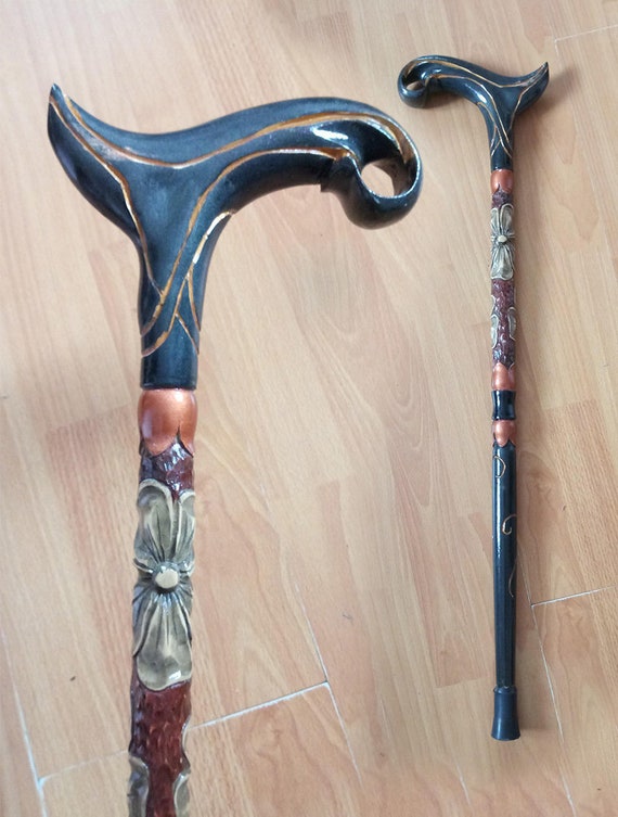 Walking Cane for Women. Walking Stick for Women. Hand Carved Etsy
